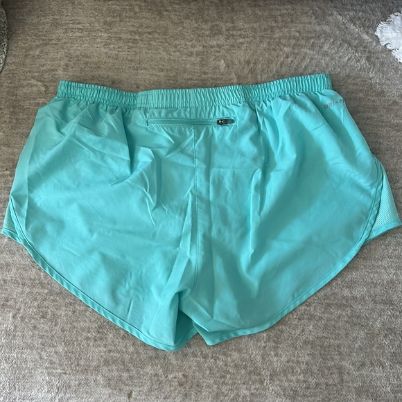 Nike Women's Teal Athletic Shorts - Picture 2 of 2